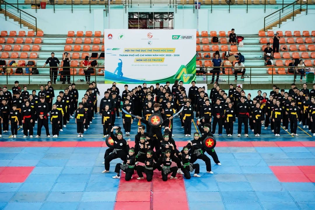 Ngày thi thứ nhất ( 9/04/2026) buổi sáng Hội thi Thể dục thể thao Học sinh thành phố Hồ…