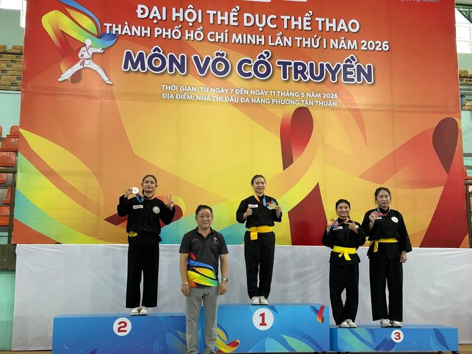 MÃN NHÃN NGÀY THI ĐẤU CHUNG KẾT NỘI DUNG QUYỀN THUẬT MÔN VÕ CỔ TRUYỀN TẠI ĐẠI HỘI TDTT TP — hình 10