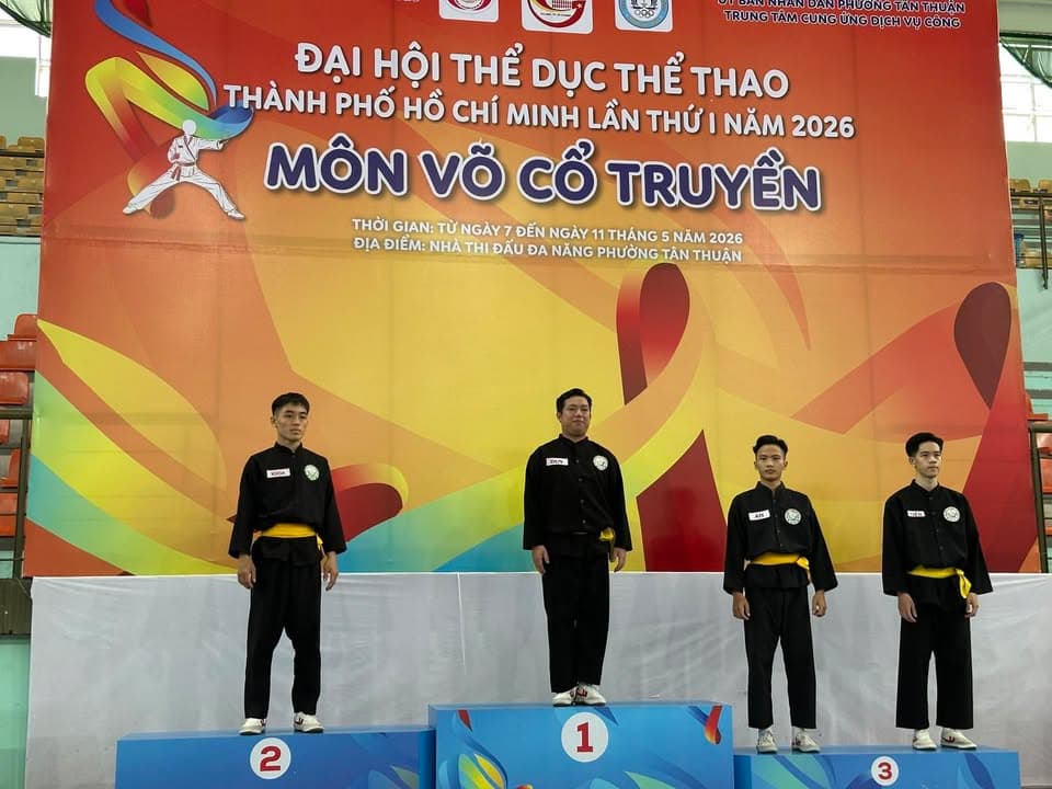 MÃN NHÃN NGÀY THI ĐẤU CHUNG KẾT NỘI DUNG QUYỀN THUẬT MÔN VÕ CỔ TRUYỀN TẠI ĐẠI HỘI TDTT TP — hình 11