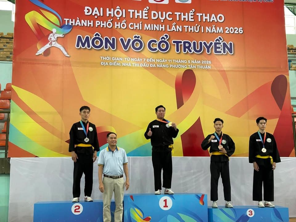 MÃN NHÃN NGÀY THI ĐẤU CHUNG KẾT NỘI DUNG QUYỀN THUẬT MÔN VÕ CỔ TRUYỀN TẠI ĐẠI HỘI TDTT TP — hình 15