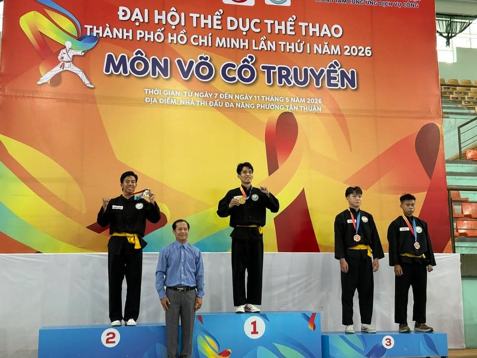 MÃN NHÃN NGÀY THI ĐẤU CHUNG KẾT NỘI DUNG QUYỀN THUẬT MÔN VÕ CỔ TRUYỀN TẠI ĐẠI HỘI TDTT TP — hình 24