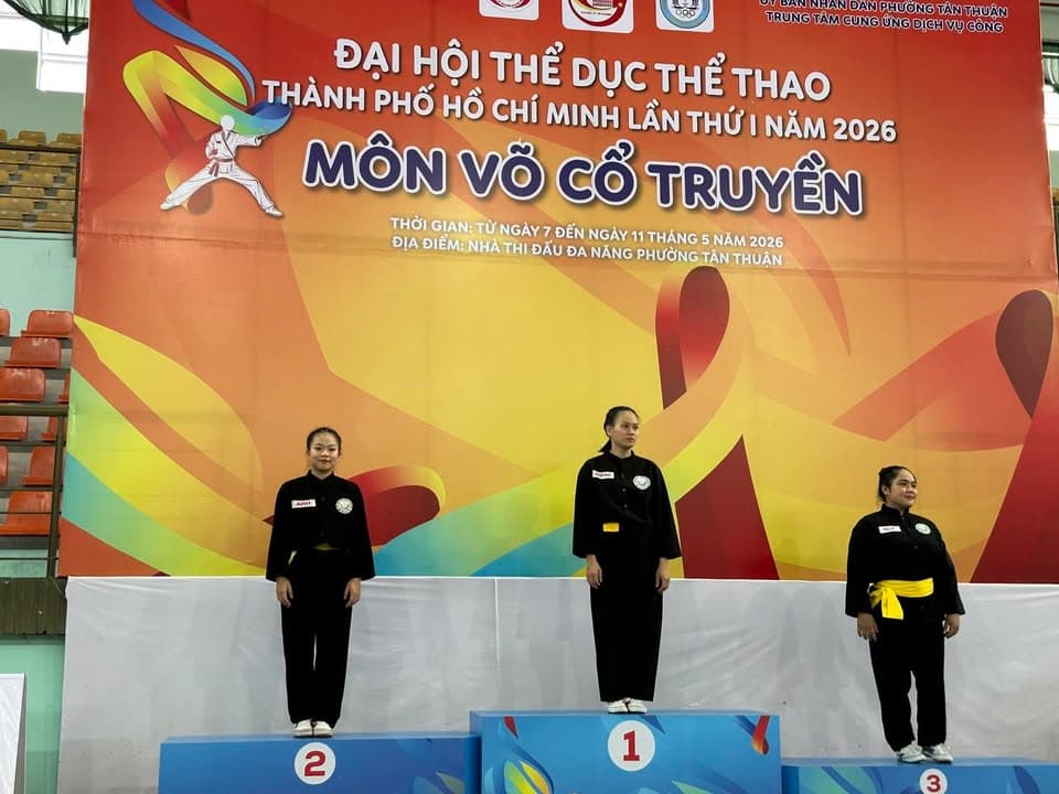 MÃN NHÃN NGÀY THI ĐẤU CHUNG KẾT NỘI DUNG QUYỀN THUẬT MÔN VÕ CỔ TRUYỀN TẠI ĐẠI HỘI TDTT TP — hình 25