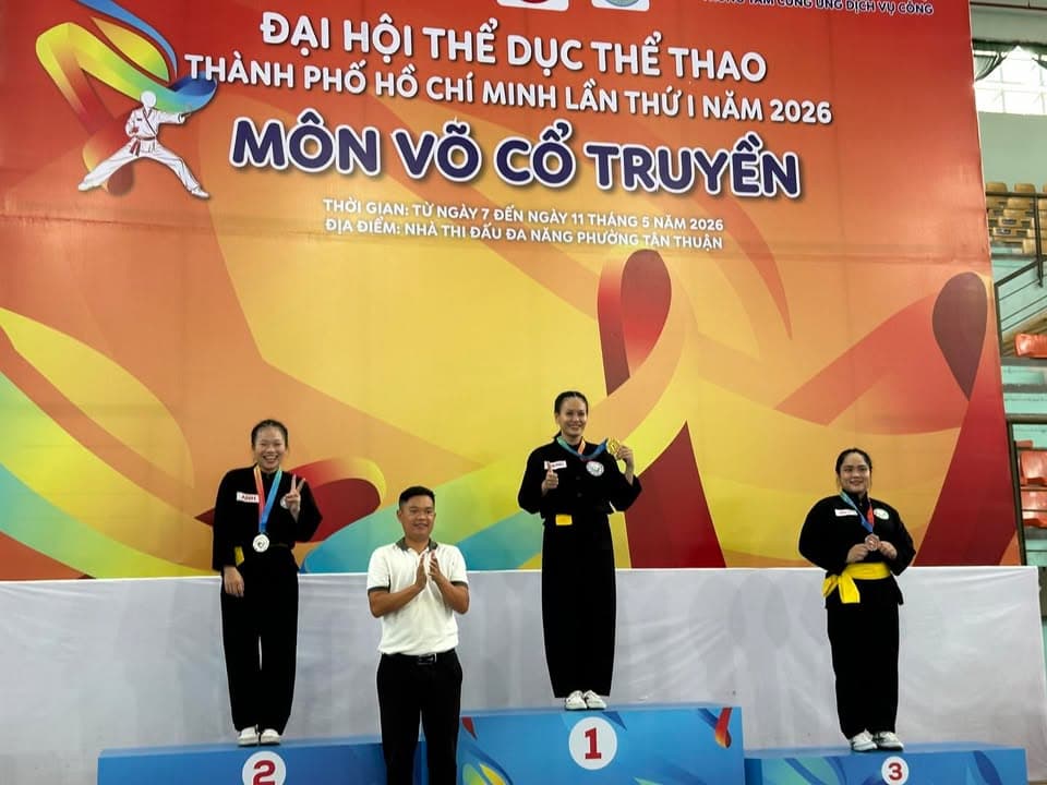 MÃN NHÃN NGÀY THI ĐẤU CHUNG KẾT NỘI DUNG QUYỀN THUẬT MÔN VÕ CỔ TRUYỀN TẠI ĐẠI HỘI TDTT TP — hình 29