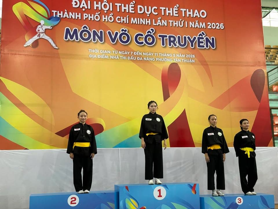MÃN NHÃN NGÀY THI ĐẤU CHUNG KẾT NỘI DUNG QUYỀN THUẬT MÔN VÕ CỔ TRUYỀN TẠI ĐẠI HỘI TDTT TP — hình 35