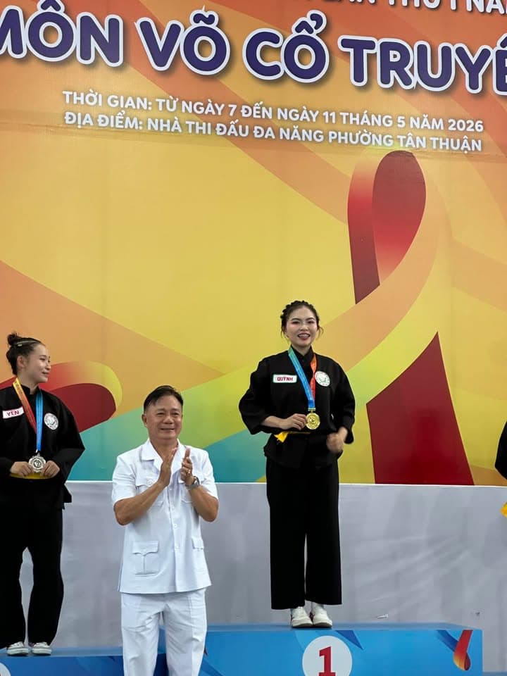 MÃN NHÃN NGÀY THI ĐẤU CHUNG KẾT NỘI DUNG QUYỀN THUẬT MÔN VÕ CỔ TRUYỀN TẠI ĐẠI HỘI TDTT TP — hình 40