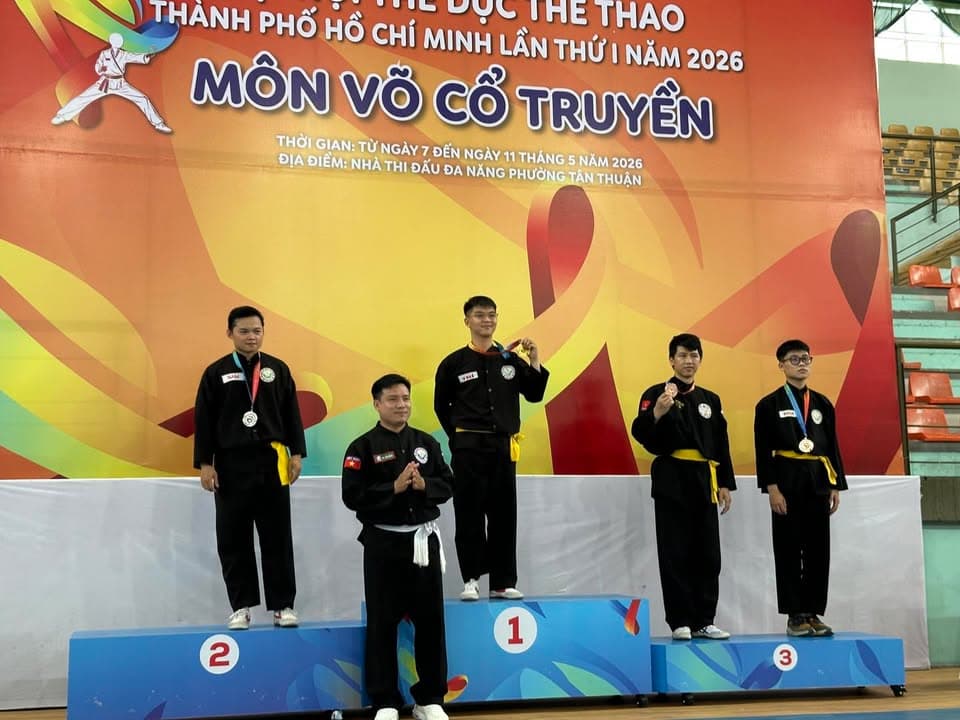MÃN NHÃN NGÀY THI ĐẤU CHUNG KẾT NỘI DUNG QUYỀN THUẬT MÔN VÕ CỔ TRUYỀN TẠI ĐẠI HỘI TDTT TP — hình 70