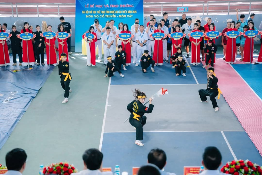 ĐẠI HỘI THỂ DỤC THỂ THAO TỈNH NGHỆ AN LẦN THỨ X NĂM 2026 - SÔI NỔI GIẢI THI ĐẤU VÕ CỔ T… — hình 17
