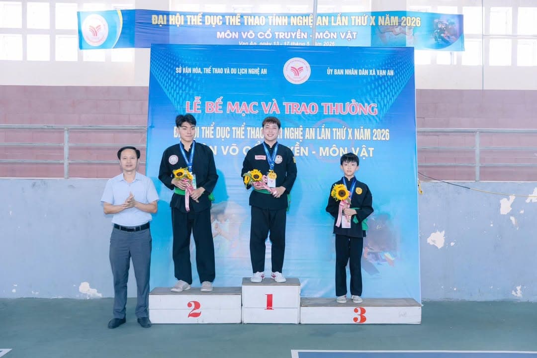BẾ MẠC VÀ TRAO THƯỞNG ĐẠI HỘI THỂ DỤC THỂ THAO TỈNH NGHỆ AN LẦN THỨ X – NĂM 2026 BỘ MÔN… — hình 20