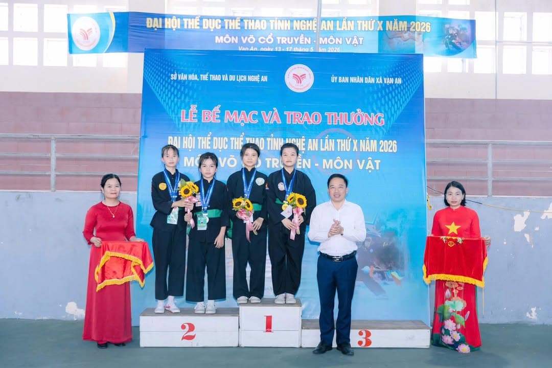 BẾ MẠC VÀ TRAO THƯỞNG ĐẠI HỘI THỂ DỤC THỂ THAO TỈNH NGHỆ AN LẦN THỨ X – NĂM 2026 BỘ MÔN… — hình 22