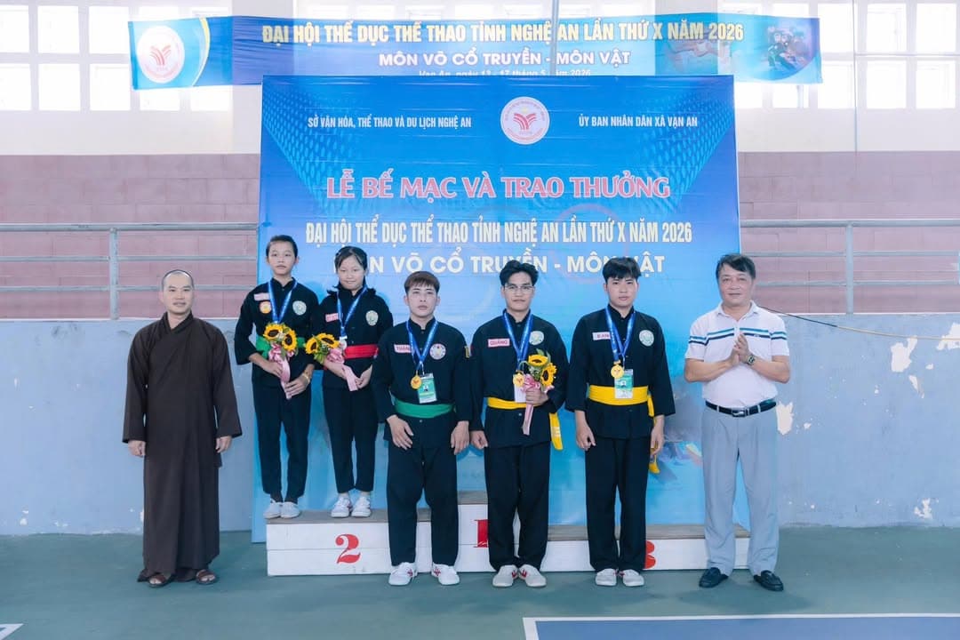 BẾ MẠC VÀ TRAO THƯỞNG ĐẠI HỘI THỂ DỤC THỂ THAO TỈNH NGHỆ AN LẦN THỨ X – NĂM 2026 BỘ MÔN… — hình 23