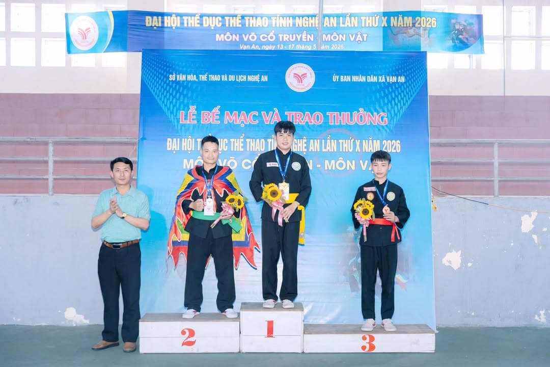 BẾ MẠC VÀ TRAO THƯỞNG ĐẠI HỘI THỂ DỤC THỂ THAO TỈNH NGHỆ AN LẦN THỨ X – NĂM 2026 BỘ MÔN… — hình 24