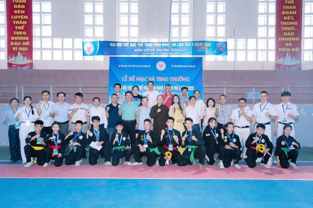 BẾ MẠC VÀ TRAO THƯỞNG ĐẠI HỘI THỂ DỤC THỂ THAO TỈNH NGHỆ AN LẦN THỨ X – NĂM 2026 BỘ MÔN… — hình 28