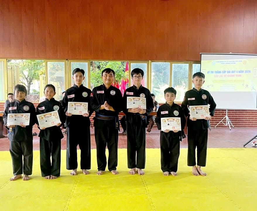 KÌ THI THĂNG CẤP ĐAI SƠ ĐẲNG LẦN I NĂM 2026 - CLB VCT KHÁNH MINH- Gia Lai — hình 41