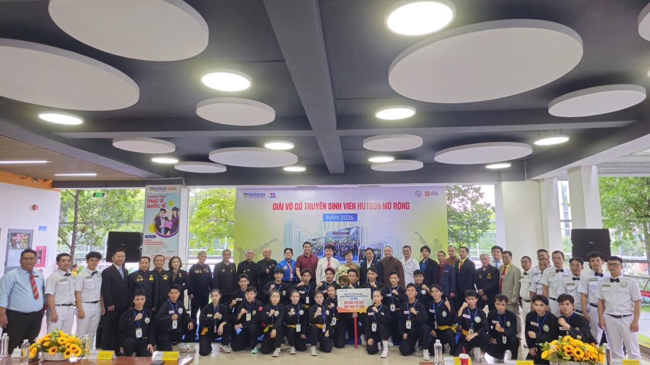 GIẢI VÕ CỔ TRUYỀN SINH VIÊN MỞ RỘNG HUTECH 2026 - LAN TỎA TINH THẦN THƯỢNG VÕ, GÌN GIỮ… — hình 2