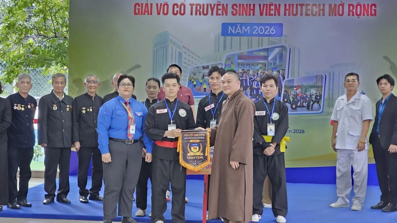 GIẢI VÕ CỔ TRUYỀN SINH VIÊN MỞ RỘNG HUTECH 2026 - LAN TỎA TINH THẦN THƯỢNG VÕ, GÌN GIỮ… — hình 5