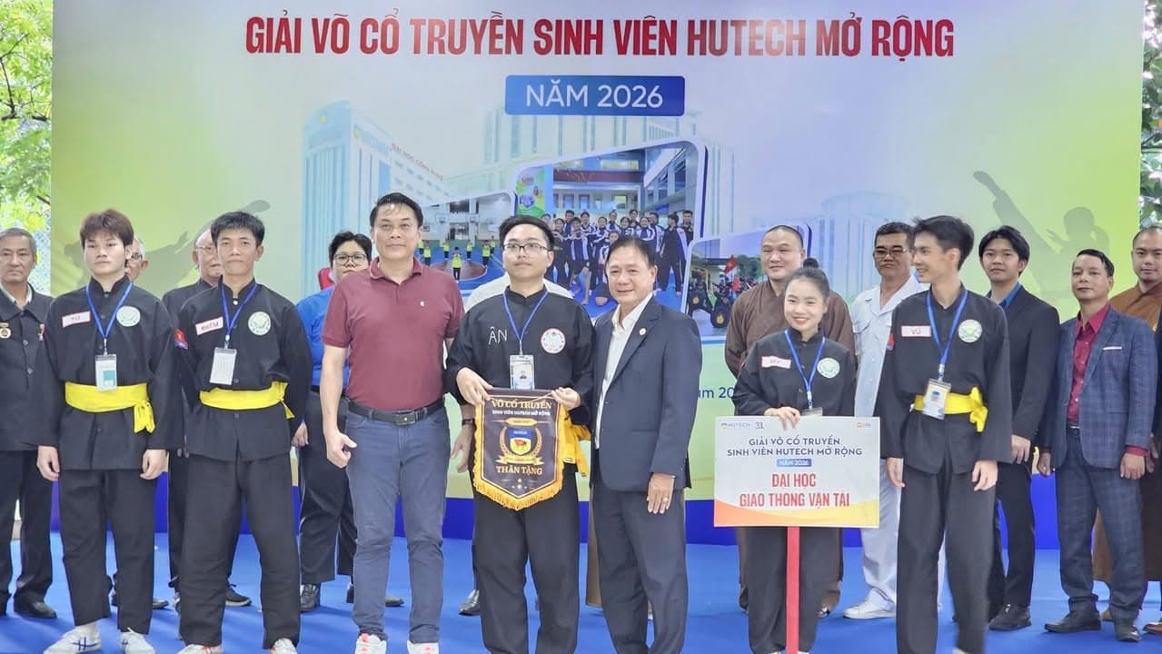 GIẢI VÕ CỔ TRUYỀN SINH VIÊN MỞ RỘNG HUTECH 2026 - LAN TỎA TINH THẦN THƯỢNG VÕ, GÌN GIỮ… — hình 6