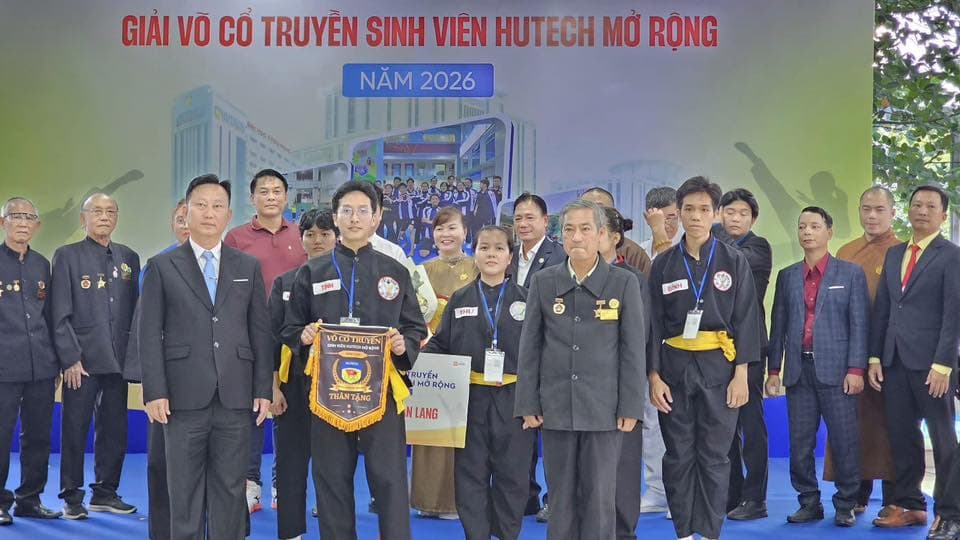 GIẢI VÕ CỔ TRUYỀN SINH VIÊN MỞ RỘNG HUTECH 2026 - LAN TỎA TINH THẦN THƯỢNG VÕ, GÌN GIỮ… — hình 9