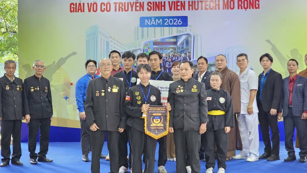 GIẢI VÕ CỔ TRUYỀN SINH VIÊN MỞ RỘNG HUTECH 2026 - LAN TỎA TINH THẦN THƯỢNG VÕ, GÌN GIỮ… — hình 35