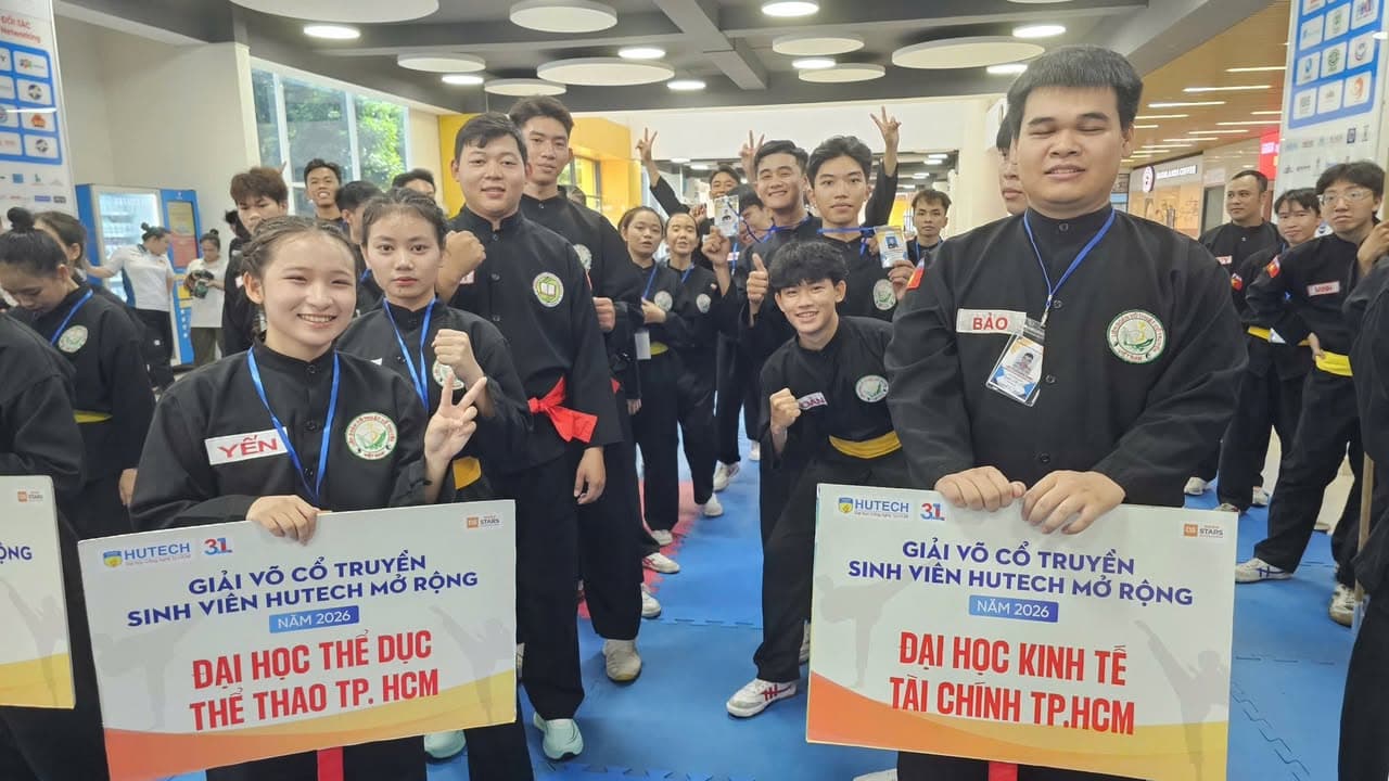 GIẢI VÕ CỔ TRUYỀN SINH VIÊN MỞ RỘNG HUTECH 2026 - LAN TỎA TINH THẦN THƯỢNG VÕ, GÌN GIỮ… — hình 37