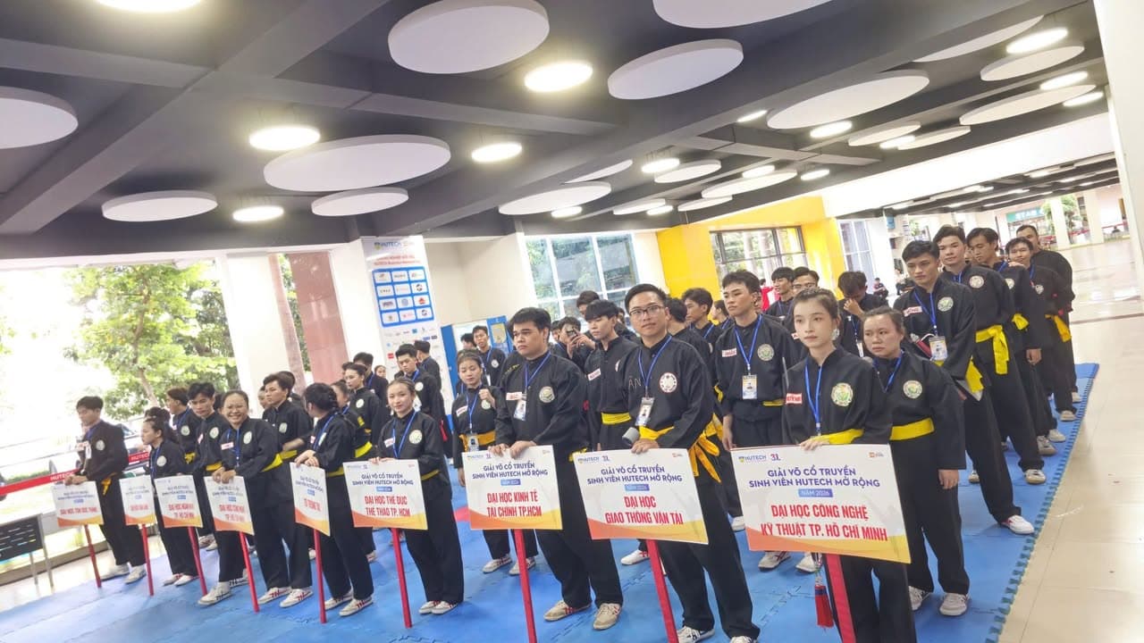 GIẢI VÕ CỔ TRUYỀN SINH VIÊN MỞ RỘNG HUTECH 2026 - LAN TỎA TINH THẦN THƯỢNG VÕ, GÌN GIỮ… — hình 40