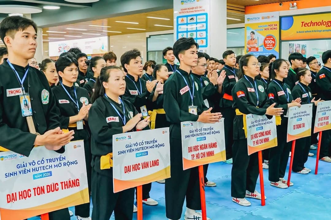 GIẢI VÕ CỔ TRUYỀN SINH VIÊN MỞ RỘNG HUTECH 2026 - LAN TỎA TINH THẦN THƯỢNG VÕ, GÌN GIỮ… — hình 44