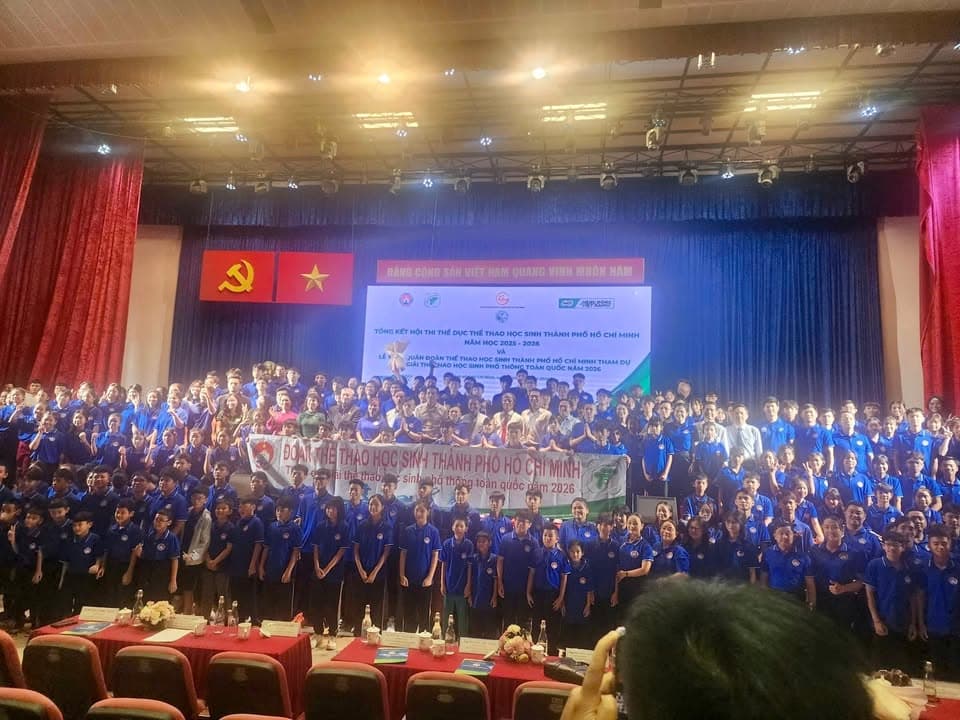 ĐOÀN THỂ THAO HỌC SINH THÀNH PHỐ HỒ CHÍ MINH SẴN SÀNG XUẤT QUÂN VỚI QUYẾT TÂM CHIẾN THẮNG! — hình 4