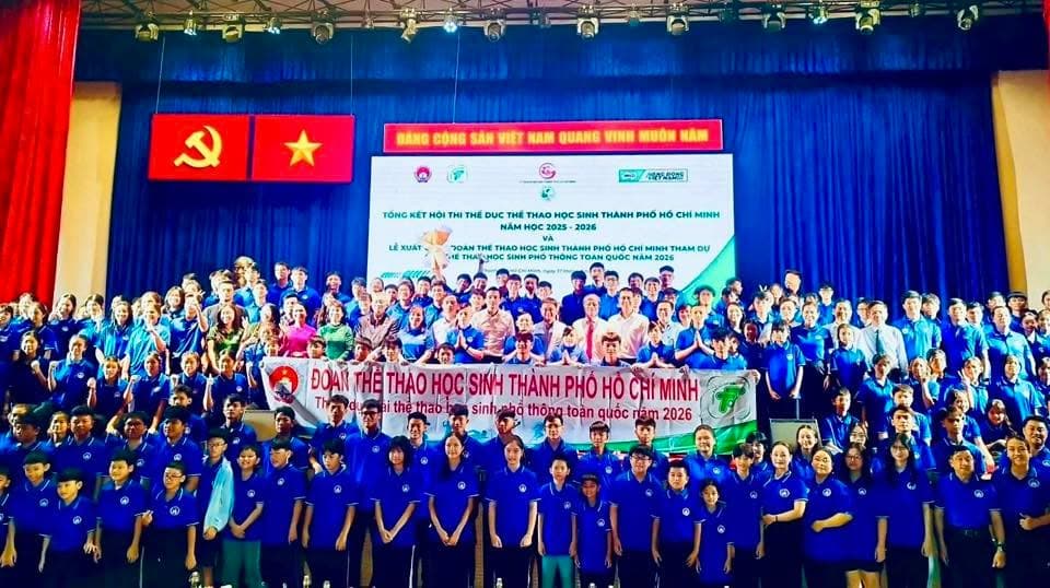 ĐOÀN THỂ THAO HỌC SINH THÀNH PHỐ HỒ CHÍ MINH SẴN SÀNG XUẤT QUÂN VỚI QUYẾT TÂM CHIẾN THẮNG! — hình 5