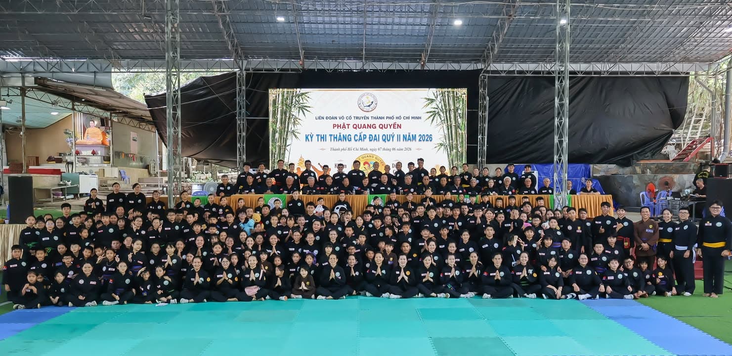KỲ THI THĂNG CẤP ĐAI QUÝ II NĂM 2026 KHU VỰC 3 THÀNH CÔNG TỐT ĐẸP