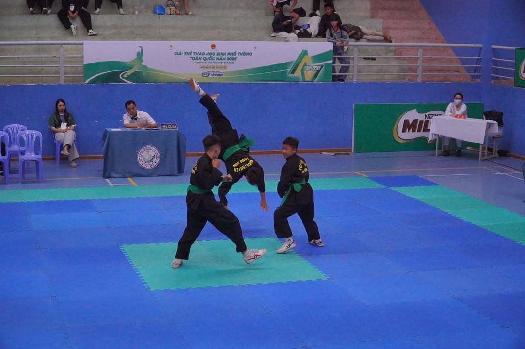 HÌNH ẢNH NGÀY THI ĐẤU VÒNG LOẠI GIẢI THỂ THAO HỌC SINH PHỔ THÔNG TOÀN QUỐC NĂM 2026 (1) — hình 99