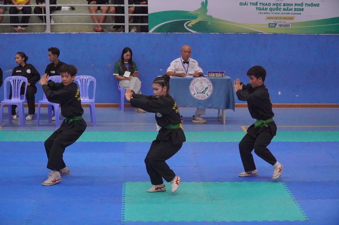 HÌNH ẢNH NGÀY THI ĐẤU VÒNG LOẠI GIẢI THỂ THAO HỌC SINH PHỔ THÔNG TOÀN QUỐC NĂM 2026 (2) — hình 2