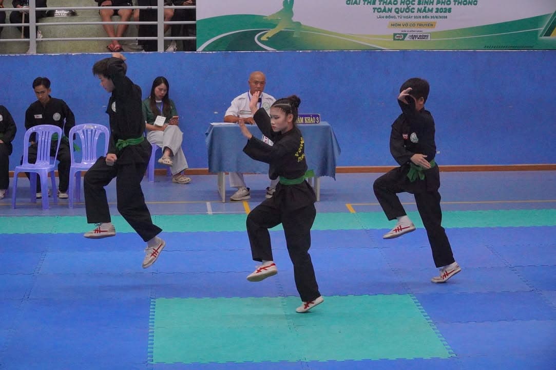 HÌNH ẢNH NGÀY THI ĐẤU VÒNG LOẠI GIẢI THỂ THAO HỌC SINH PHỔ THÔNG TOÀN QUỐC NĂM 2026 (2) — hình 3
