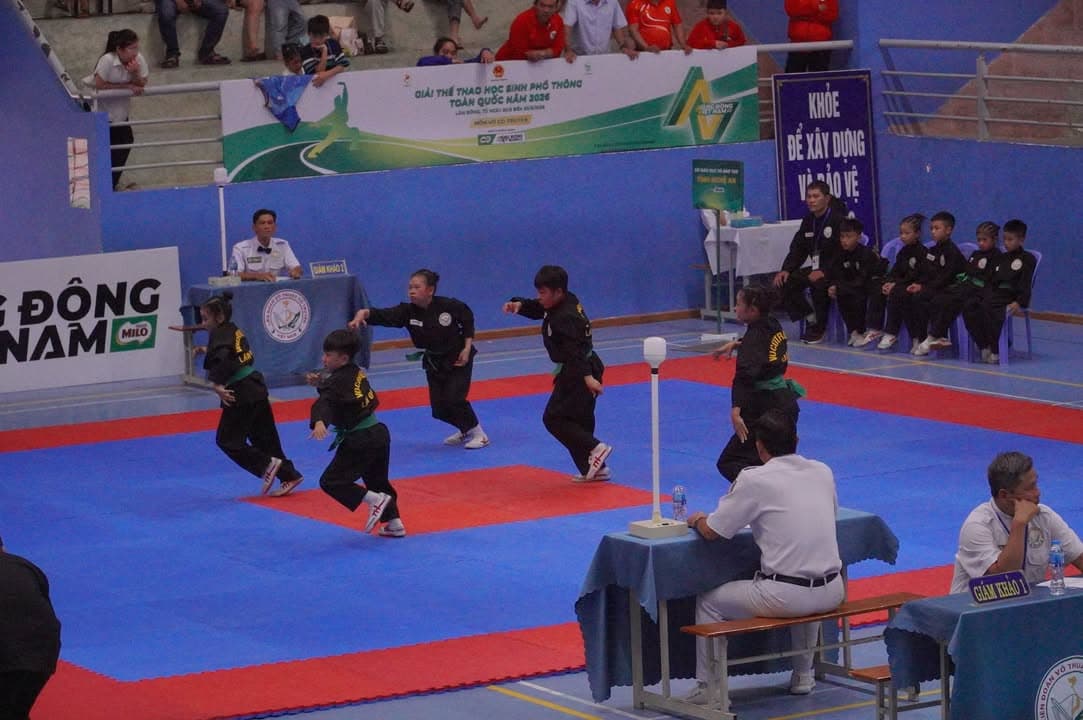 HÌNH ẢNH NGÀY THI ĐẤU VÒNG LOẠI GIẢI THỂ THAO HỌC SINH PHỔ THÔNG TOÀN QUỐC NĂM 2026 (2) — hình 58