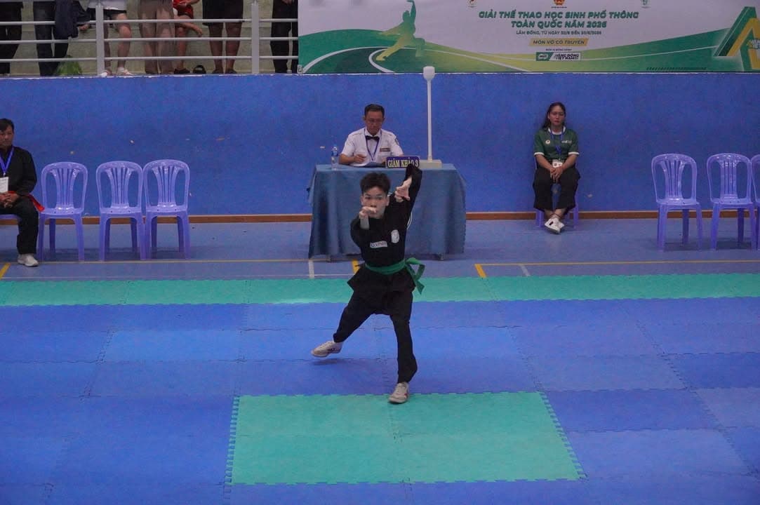 HÌNH ẢNH NGÀY THI ĐẤU VÒNG LOẠI GIẢI THỂ THAO HỌC SINH PHỔ THÔNG TOÀN QUỐC NĂM 2026 (2) — hình 99