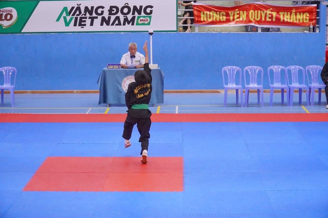 HÌNH ẢNH VÒNG CHUNG KẾT NỘI DUNG QUYỀN THUẬT - GIẢI THỂ THAO HỌC SINH PHỔ THÔNG TOÀN QU… — hình 53