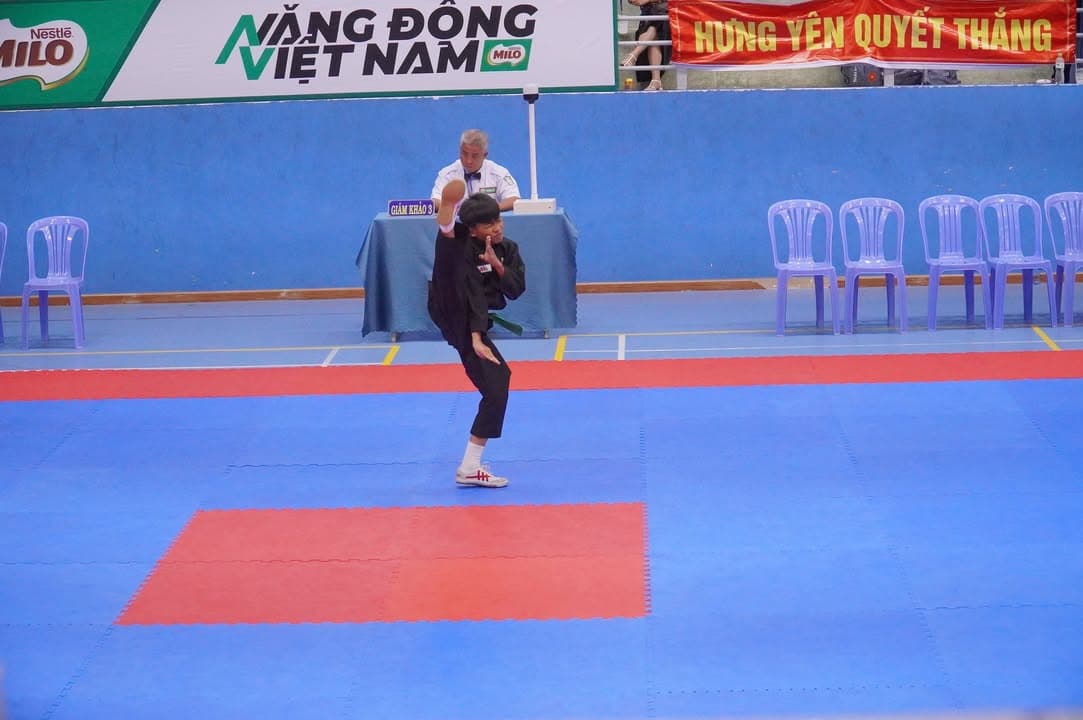 HÌNH ẢNH VÒNG CHUNG KẾT NỘI DUNG QUYỀN THUẬT - GIẢI THỂ THAO HỌC SINH PHỔ THÔNG TOÀN QU… — hình 54