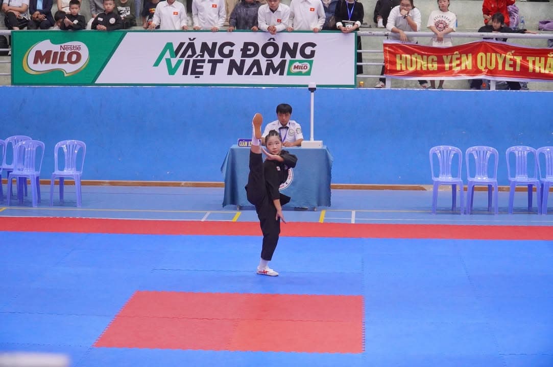 HÌNH ẢNH VÒNG CHUNG KẾT NỘI DUNG QUYỀN THUẬT - GIẢI THỂ THAO HỌC SINH PHỔ THÔNG TOÀN QU… — hình 68