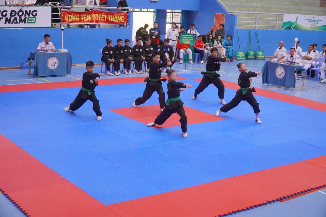 HÌNH ẢNH VÒNG CHUNG KẾT NỘI DUNG QUYỀN THUẬT - GIẢI THỂ THAO HỌC SINH PHỔ THÔNG TOÀN QU… — hình 99