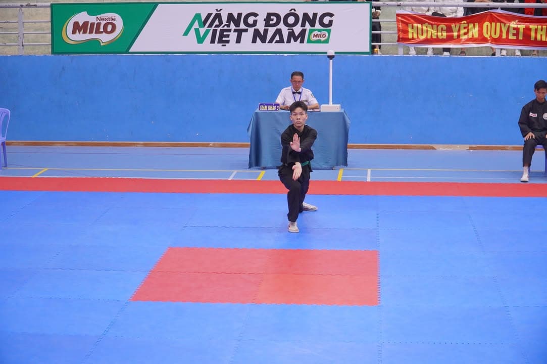 HÌNH ẢNH VÒNG CHUNG KẾT NỘI DUNG QUYỀN THUẬT - GIẢI THỂ THAO HỌC SINH PHỔ THÔNG TOÀN QU… — hình 46
