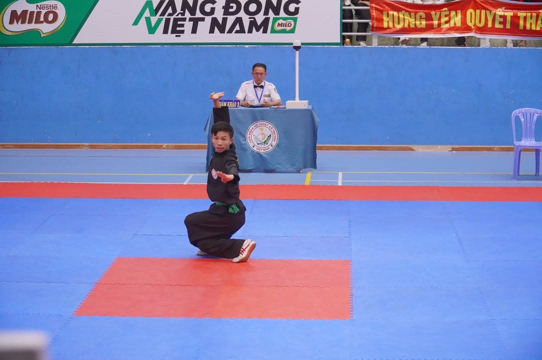 HÌNH ẢNH VÒNG CHUNG KẾT NỘI DUNG QUYỀN THUẬT - GIẢI THỂ THAO HỌC SINH PHỔ THÔNG TOÀN QU… — hình 57