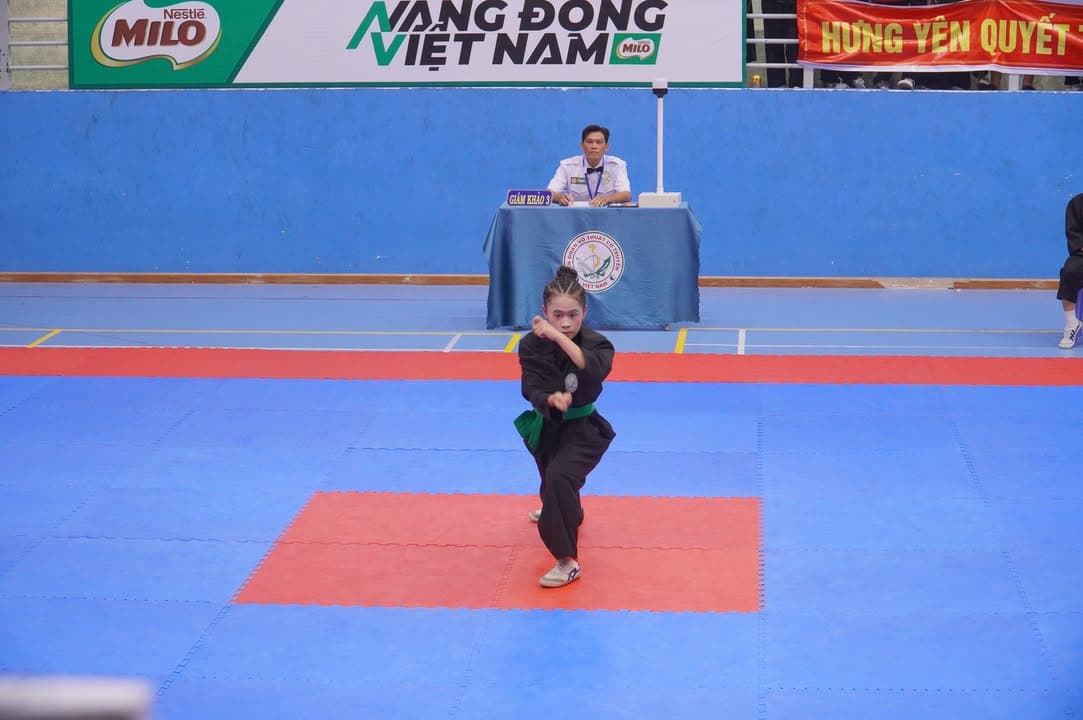 HÌNH ẢNH VÒNG CHUNG KẾT NỘI DUNG QUYỀN THUẬT - GIẢI THỂ THAO HỌC SINH PHỔ THÔNG TOÀN QU… — hình 59