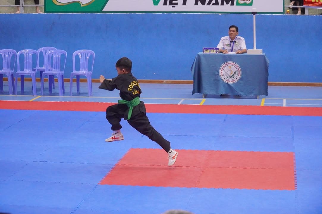 HÌNH ẢNH VÒNG CHUNG KẾT NỘI DUNG QUYỀN THUẬT - GIẢI THỂ THAO HỌC SINH PHỔ THÔNG TOÀN QU… — hình 84