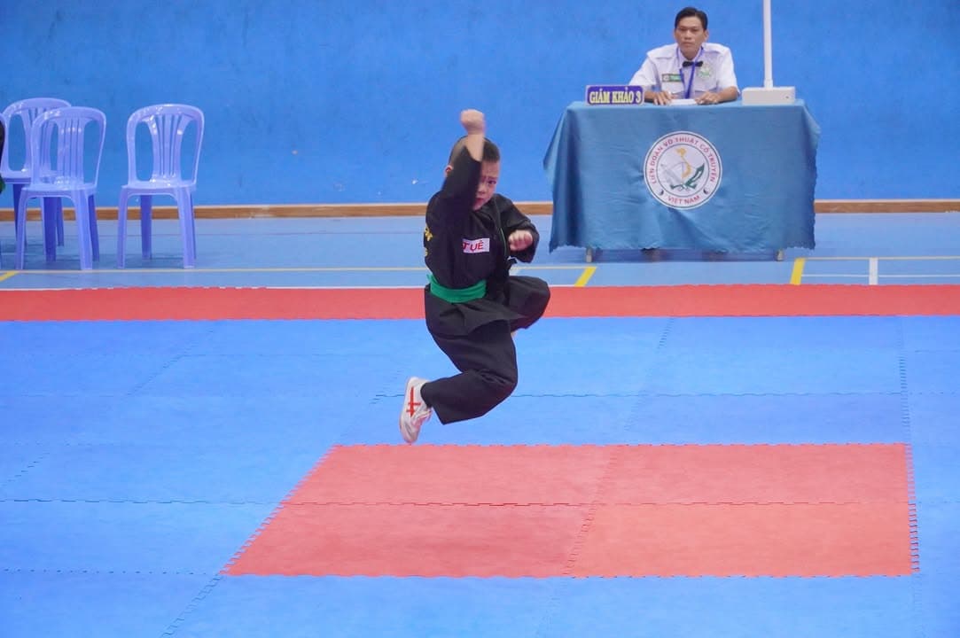HÌNH ẢNH VÒNG CHUNG KẾT NỘI DUNG QUYỀN THUẬT - GIẢI THỂ THAO HỌC SINH PHỔ THÔNG TOÀN QU… — hình 89