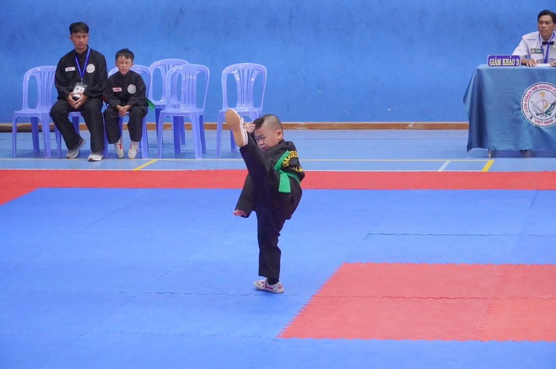 HÌNH ẢNH VÒNG CHUNG KẾT NỘI DUNG QUYỀN THUẬT - GIẢI THỂ THAO HỌC SINH PHỔ THÔNG TOÀN QU… — hình 93