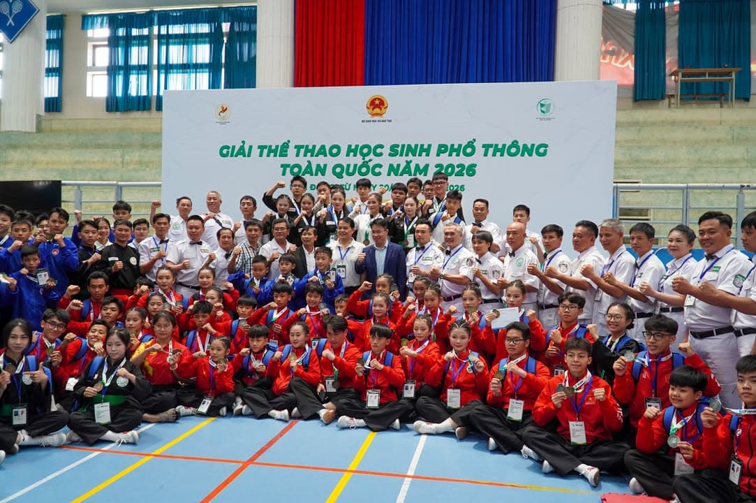 LỄ TRAO GIẢI GIẢI THỂ THAO HỌC SINH PHỔ THÔNG TOÀN QUỐC NĂM 2026