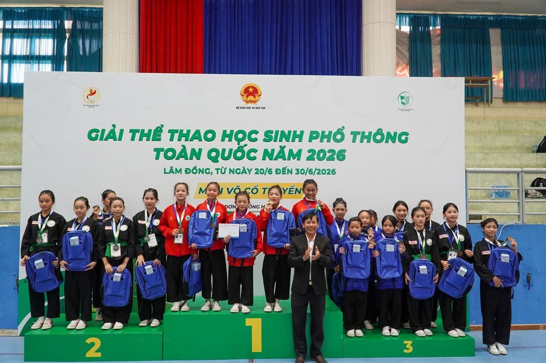 LỄ TRAO GIẢI GIẢI THỂ THAO HỌC SINH PHỔ THÔNG TOÀN QUỐC NĂM 2026 — hình 4