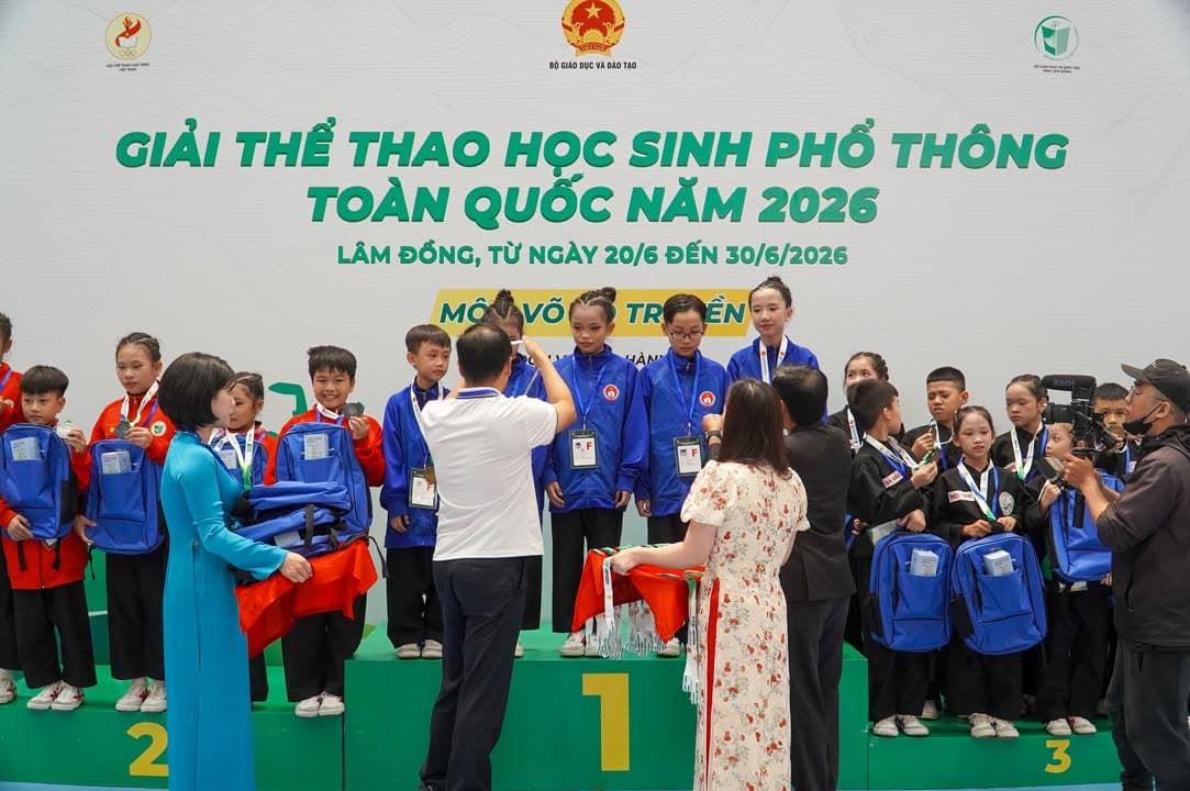 LỄ TRAO GIẢI GIẢI THỂ THAO HỌC SINH PHỔ THÔNG TOÀN QUỐC NĂM 2026 — hình 37