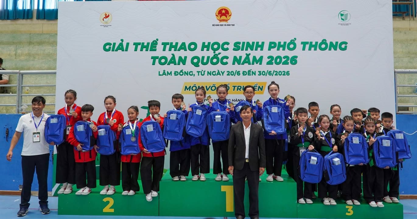 LỄ TRAO GIẢI GIẢI THỂ THAO HỌC SINH PHỔ THÔNG TOÀN QUỐC NĂM 2026 — hình 40