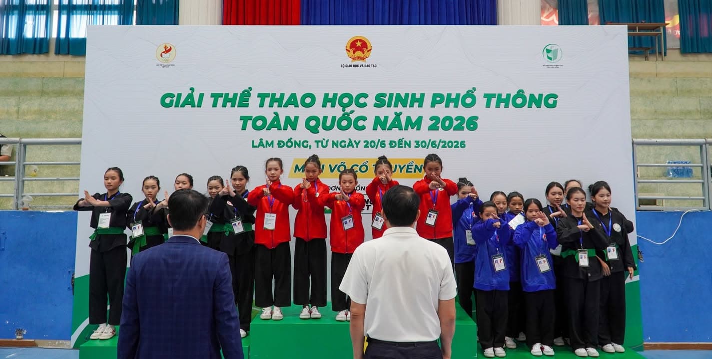 LỄ TRAO GIẢI GIẢI THỂ THAO HỌC SINH PHỔ THÔNG TOÀN QUỐC NĂM 2026 — hình 46