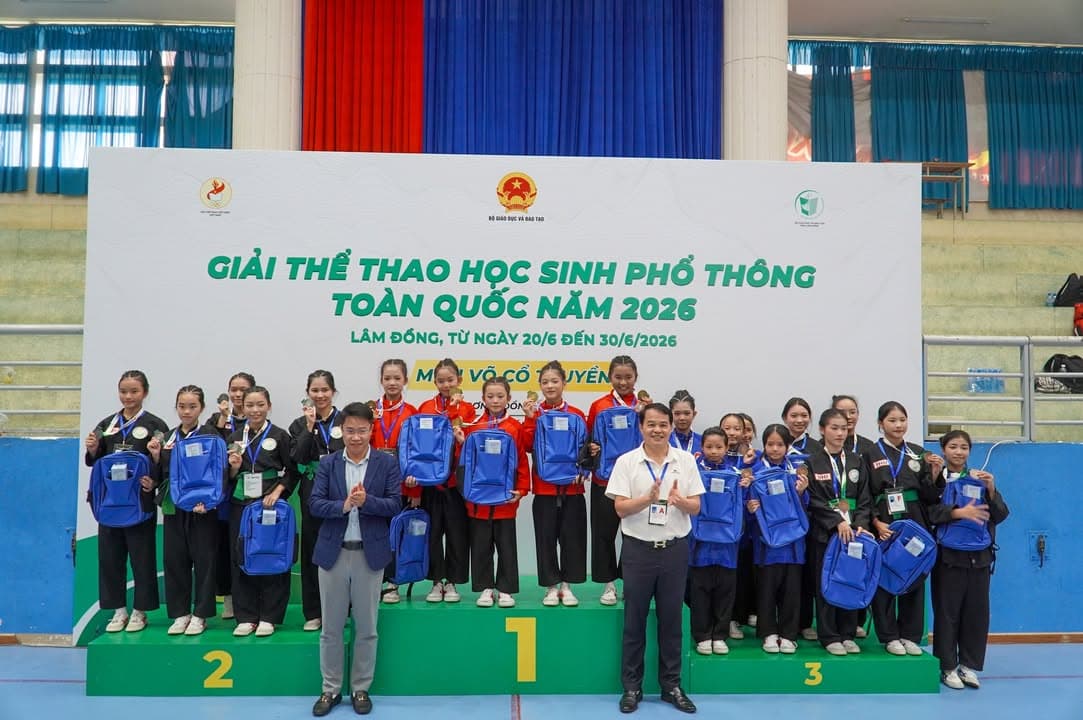 LỄ TRAO GIẢI GIẢI THỂ THAO HỌC SINH PHỔ THÔNG TOÀN QUỐC NĂM 2026 — hình 71