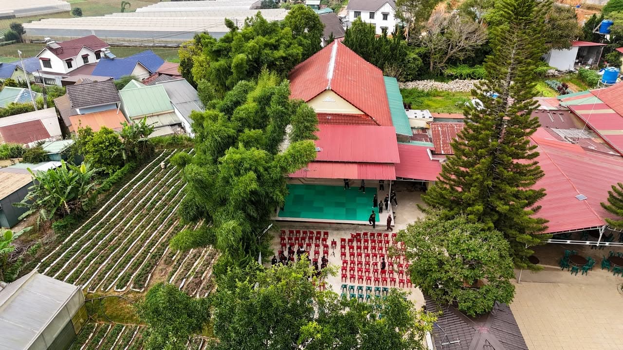 GIAO LƯU GIỮA LIÊN ĐOÀN VÕ CỔ TRUYỀN THÀNH PHỐ HỒ CHÍ MINH VỚI CHÙA HUỆ LÂM, LÂM ĐỒNG — hình 7